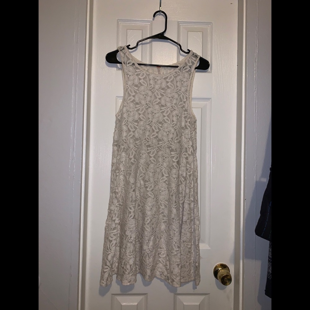Small Free People Lacy White Dress